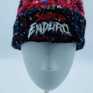 Gorro Super Enduro Pompon Azul Casual Gp